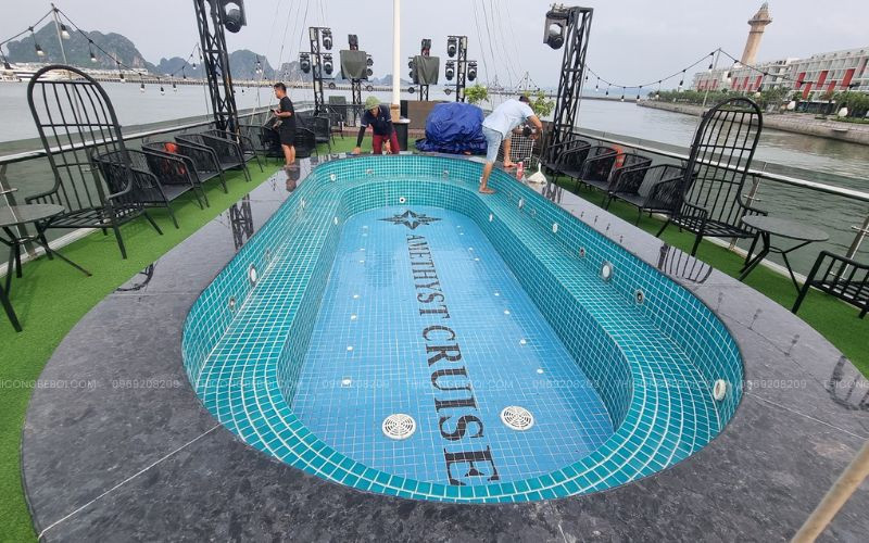 Nâng cấp công nghệ bể sục du lịch Amethyst Cruise tại Hạ Long