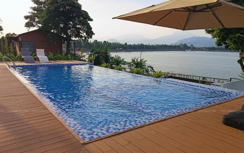 Hoàn thiện bể bơi villa Happy Hill – hài hòa thiết kế, tối ưu trải nghiệm nghỉ dưỡng