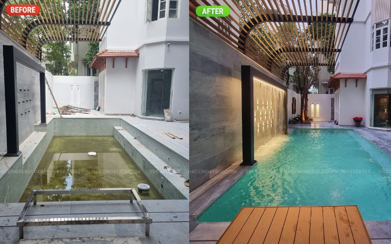 Dịch vụ nâng cấp và cải tạo bể bơi hiện đại, tiện nghi với chi phí tối ưu
