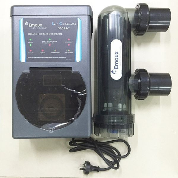 Máy điện phân muối bể bơi Emaux