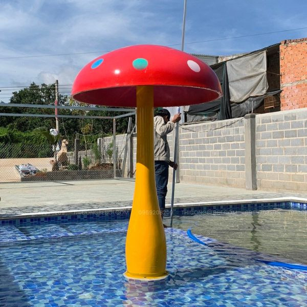 Cây nấm phun nước bể bơi