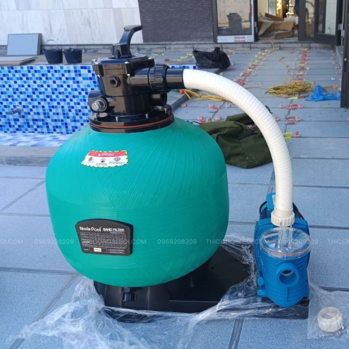 Combo bình lọc máy bơm mini