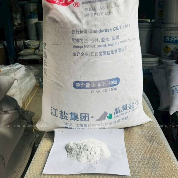 Hóa chất tăng ph bể bơi (PH+)